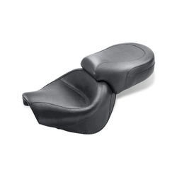 Mustang 2-p wide touring vintage seat plain black 8111672