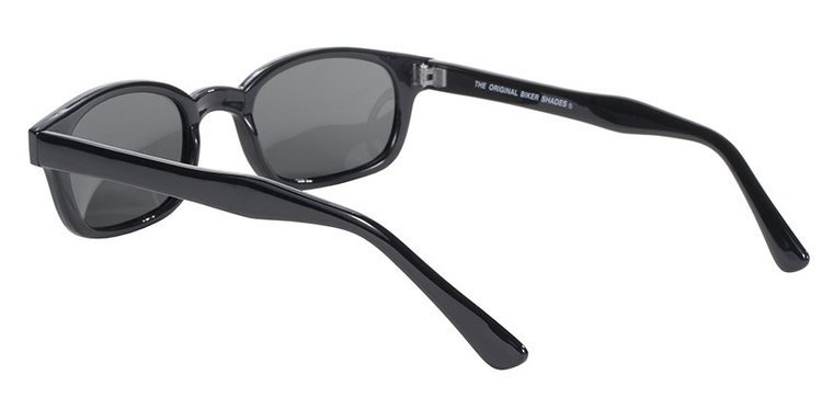 okulary motocyklowe KD's BLACK/POLARIZED GREY LENS