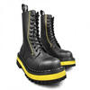 combat boots ALTERCORE 353 Vegan Black/Yellow