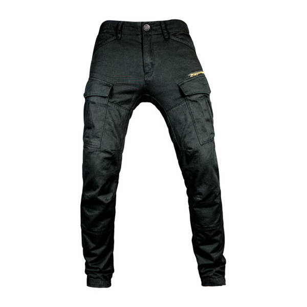 motorcycle trousers JOHN DOE XTM® Stroker Cargo Black UNISEX