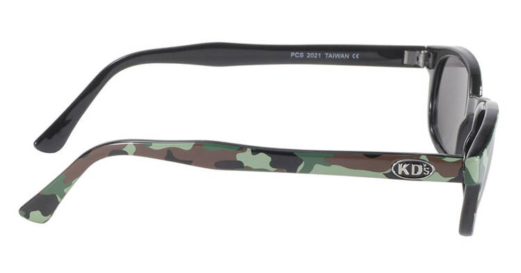 okulary motocyklowe KD's CAMO FRAME/SMOKE LENS