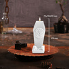 świeca CANDELLANA Coffin With Pentagram White