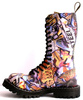 combat boots STEEL 135/136/O FULL GRAFFITI