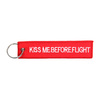 brelok do kluczy ARMY SURPLUS Kiss Me Before Flight Red