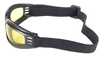 motorcycle goggles KICKSTART NOMAD Yellow Lens/Black Frame