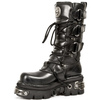 buty rockowe NEW ROCK METALLIC M.474-S1