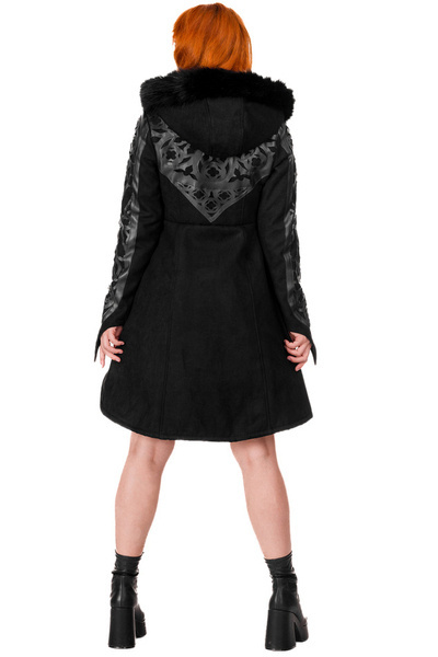 płaszcz zimowy RESTYLE Rosarium