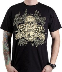 koszulka krótki rękaw BLACK HEART Moto Psycho