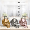 set of candles CANDELLANA Skull Low-Poly Small SET 1
