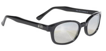 okulary motocyklowe KD's CLEAR SILVER MIRROR