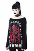 long sleeve KILLSTAR Paranoid Boatneck Top