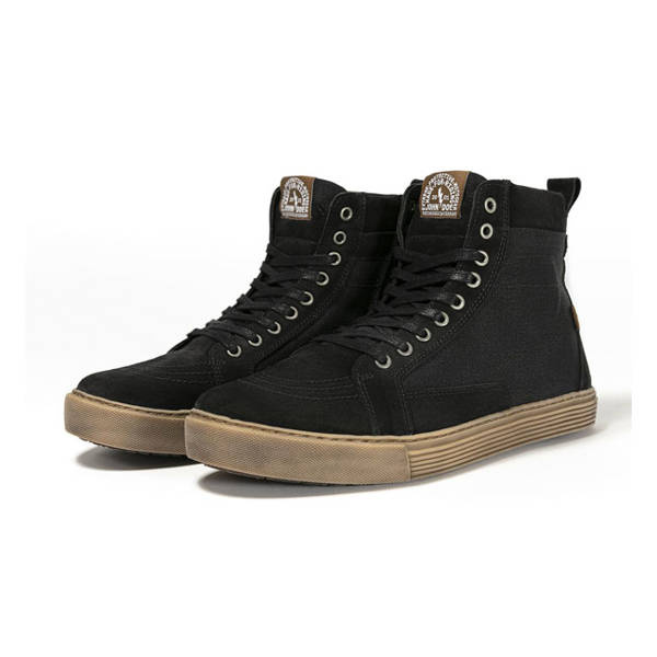 trampki buty motocyklowe JOHN DOE Neo Black/Brown