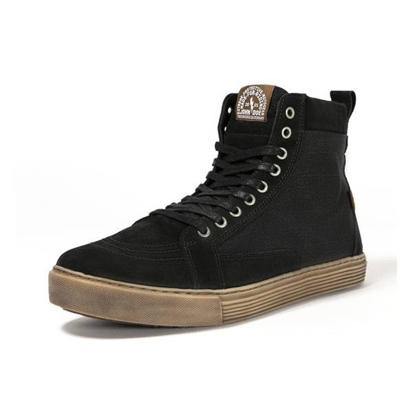trampki buty motocyklowe JOHN DOE Neo Black/Brown