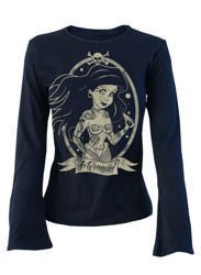 long sleeve T-Shirt DARKSIDE MERMAID NAVY