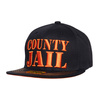 baseball cap County Jail Black