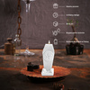 świeca CANDELLANA Coffin With Pentagram White