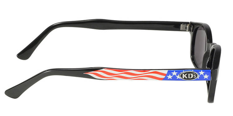 okulary motocyklowe KD's FLAG FRAME/SMOKE LENS