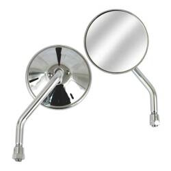 left motorcycle mirror MCS Universal Round 10mm Chrome 980676