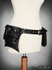 belt with pockets RESTYLE steampunk POCKET BELT BLACK unisex