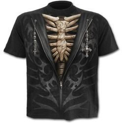 short sleeve T-Shirt SPIRAL Unzipped