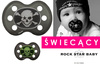 baby's pacifier ROCK STAR BABY Pirat Glow In The Dark size 1 (0-3m)