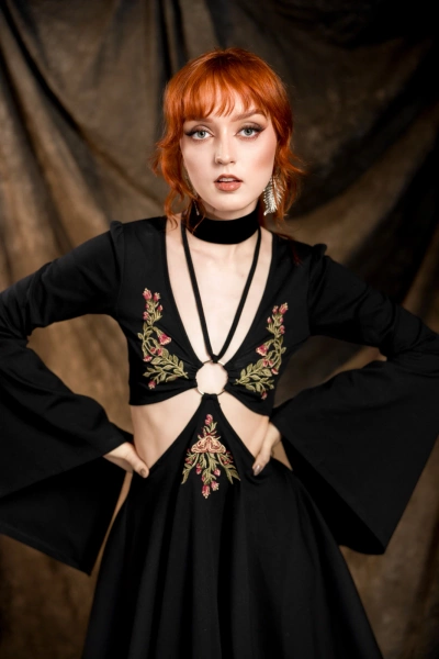 sukienka mini RESTYLE Forgotten Gardens