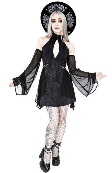 dress RESTYLE Halterneck Floaty Tunic