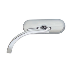 lewe lusterko motocyklowe ARLEN NESS Uniwersalne Ness Mini Oval Chrom 959492
