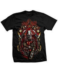 koszulka krótki rękaw DARKSIDE EDWARD PSYCHO BLACK