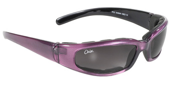 okulary motocyklowe Chix Rally Gray Gradient/Purple