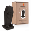 candle CANDELLANA Coffin With Pentagram Black Matt