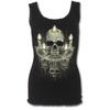 sleeveless T-Shirt SPIRAL Waxed Skull
