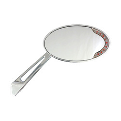 motorcycle mirrors with turn signal MCS HD All Models Cateye LED Chrome 980827