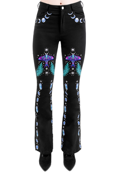 spodnie dzwony RESTYLE Enchanted Forest