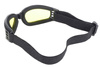 motorcycle goggles KICKSTART NOMAD Yellow Lens/Black Frame