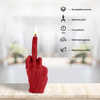 świeca CANDELLANA Hand FCK Red