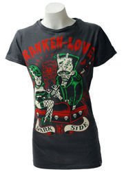 koszulka krótki rękaw DARKSIDE FRANKEN LOVER GREY