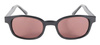 okulary motocyklowe KD's MATTE BLACK/ROSE LENS