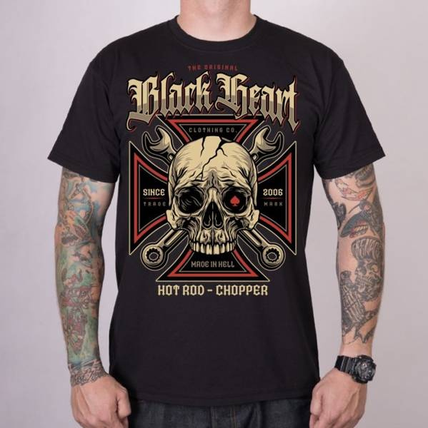 koszulka krótki rękaw BLACK HEART Wrench Head