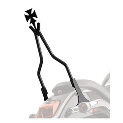 sissy bar side plates CYCLE VISIONS HD Softail Black 968300
