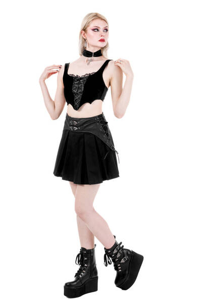 top RESTYLE Batwing LaceUp