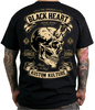 short sleeve T-Shirt BLACK HEART Devil Skull