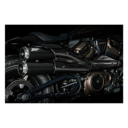 tłumik system 2-1 ZARD HD Sportster S Top Gun Exhaust System Matte Black 973644