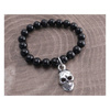 bracelet AMIGAZ Glass Beads With XL Skull