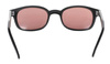 motorcycle sunglasses KD's MATTE BLACK/ROSE LENS
