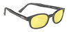 okulary motocyklowe KD's MATTE BLACK/YELLOW LENS