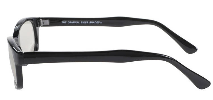 okulary motocyklowe KD's CLEAR SILVER MIRROR