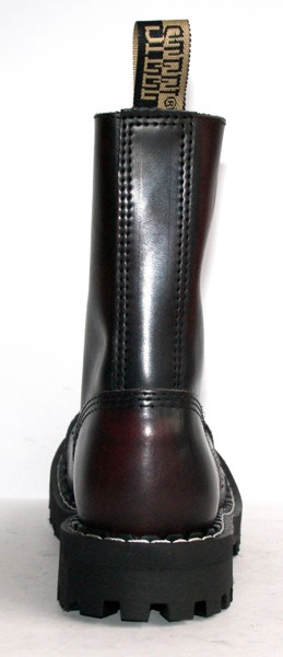 GLANY STEEL FULL CZARNE / BORDO 105/106/O 10 - DZIURKOWE