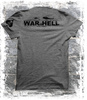 Short sleeve T-Shirt ALISTAR WAR IS HELL GREY