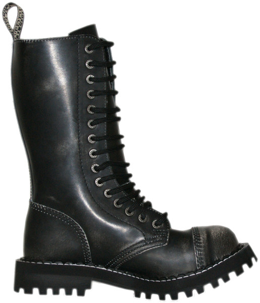 GLANY STEEL BIAŁE / CZARNE 135/136/O 15 - DZIURKOWE